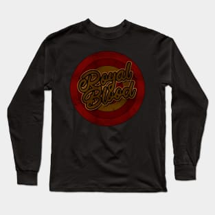 Circle Retro Royal Blood Long Sleeve T-Shirt